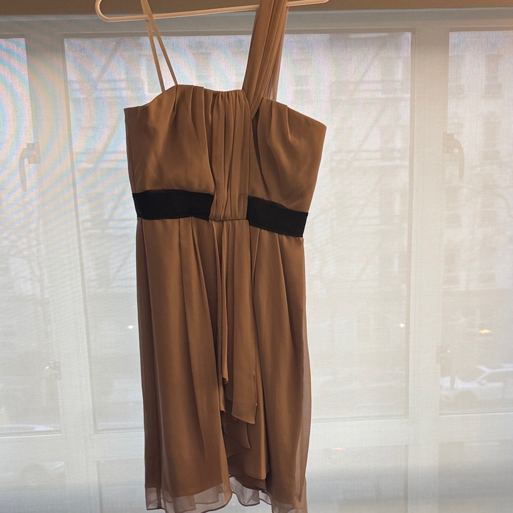 Gray One Shoulder Dress